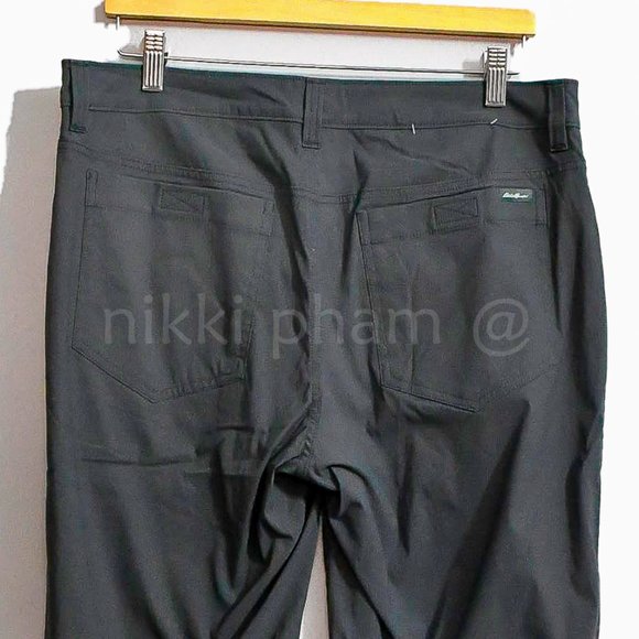 NWT Eddie Bauer Fleece Lined Tech Pants in GRAY - Picture 5 of 9